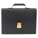 LOUIS VUITTON Epi Serviette Conseiller Business Bag Black M54422 LV Auth BA9693-13