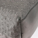Jimmy Choo Tote Bag Leather Silver Auth BA9695-9