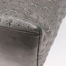 Jimmy Choo Tote Bag Leather Silver Auth BA9695-16