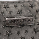 Jimmy Choo Tote Bag Leather Silver Auth BA9695-17