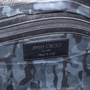 Jimmy Choo Tote Bag Leather Silver Auth BA9695-10