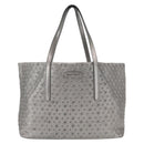 Jimmy Choo Tote Bag Leather Silver Auth BA9695-13