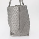 Jimmy Choo Tote Bag Leather Silver Auth BA9695-4