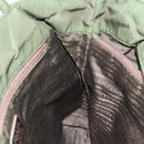 PRADA Hand Bag Nylon Khaki Silver Auth BA9697-19