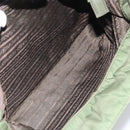PRADA Hand Bag Nylon Khaki Silver Auth BA9697-25
