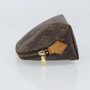 LOUIS VUITTON Monogram Pochette Cosmetic PM Pouch M43998 LV Auth BA9700-4