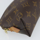 LOUIS VUITTON Monogram Pochette Cosmetic PM Pouch M43998 LV Auth BA9700-14
