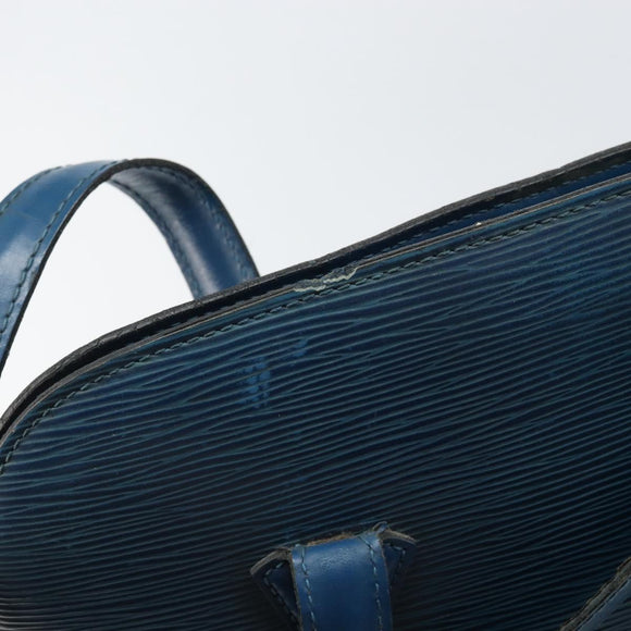 LOUIS VUITTON Epi Lussac Shoulder Bag Blue M52285 LV Auth BA9705
