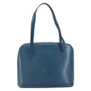 LOUIS VUITTON Epi Lussac Shoulder Bag Blue M52285 LV Auth BA9705-13