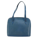 LOUIS VUITTON Epi Lussac Shoulder Bag Blue M52285 LV Auth BA9705-2