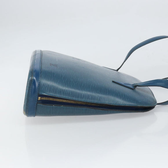LOUIS VUITTON Epi Lussac Shoulder Bag Blue M52285 LV Auth BA9705