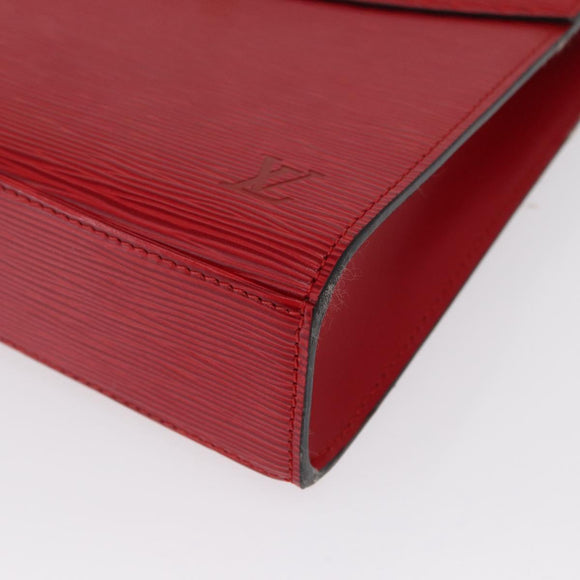 LOUIS VUITTON Epi Malesherbes Hand Bag Red M52377 LV Auth BA9706