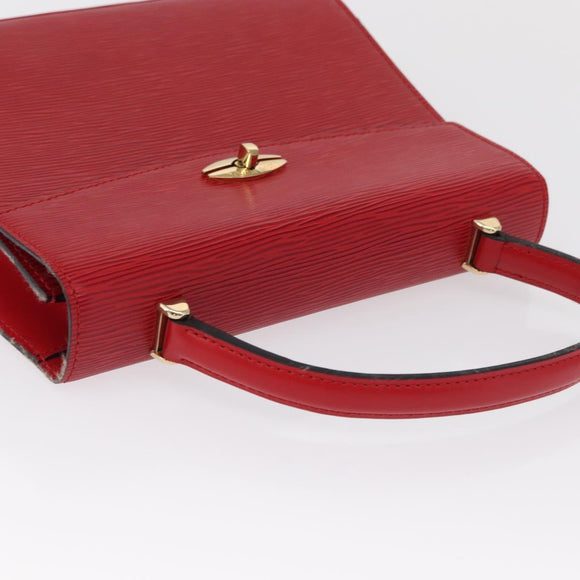 LOUIS VUITTON Epi Malesherbes Hand Bag Red M52377 LV Auth BA9706
