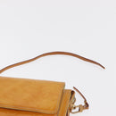 LOUIS VUITTON Monogram Vernis Motto Pouch Lime Yellow M91059 LV Auth BA9707-14