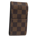 LOUIS VUITTON Damier Ebene Etui Cigarette Case N63024 LV Auth BA9710-1