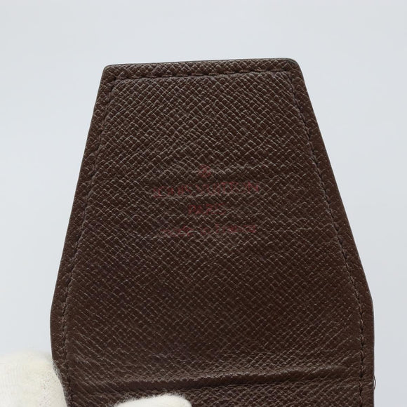 LOUIS VUITTON Damier Ebene Etui Cigarette Case N63024 LV Auth BA9710