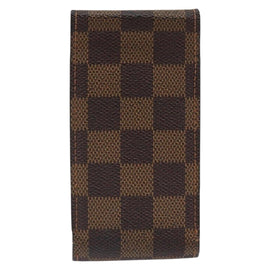 LOUIS VUITTON Damier Ebene Etui Cigarette Case N63024 LV Auth BA9710 - 0
