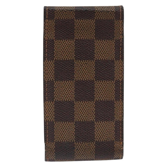 LOUIS VUITTON Damier Ebene Etui Cigarette Case N63024 LV Auth BA9710