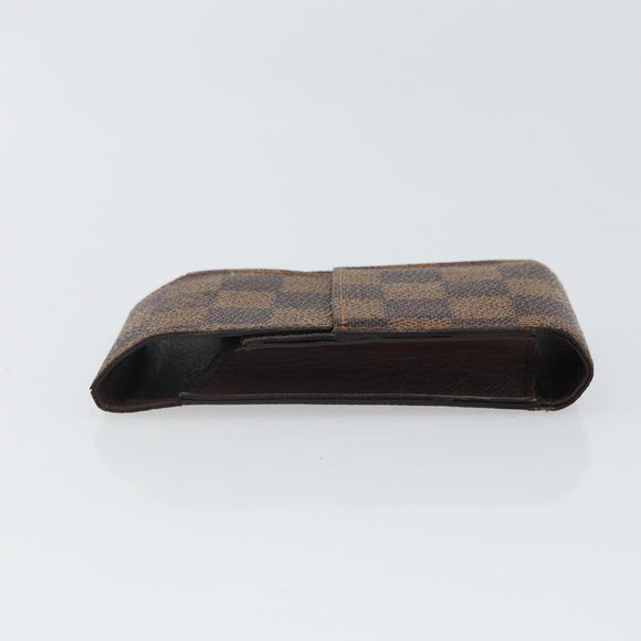 LOUIS VUITTON Damier Ebene Etui Cigarette Case N63024 LV Auth BA9710