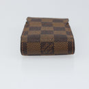 LOUIS VUITTON Damier Ebene Etui Cigarette Case N63024 LV Auth BA9710-6