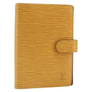 LOUIS VUITTON Epi Agenda PM Day Planner Cover Yellow R20059 LV Auth BA9711-1