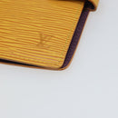 LOUIS VUITTON Epi Agenda PM Day Planner Cover Yellow R20059 LV Auth BA9711-7