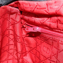 Christian Dior Canage Hand Bag Nylon Black Gold Auth BA9714-22