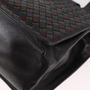 BOTTEGA VENETA INTRECCIATO Hand Bag Leather Brown Gold Auth BA9718-13