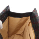 BOTTEGA VENETA INTRECCIATO Hand Bag Leather Brown Gold Auth BA9718-17