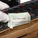 BOTTEGA VENETA INTRECCIATO Hand Bag Leather Brown Gold Auth BA9718-20