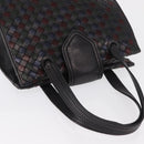 BOTTEGA VENETA INTRECCIATO Hand Bag Leather Brown Gold Auth BA9718-6