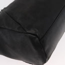 Salvatore Ferragamo Tote Bag Leather Black Gold Auth BA9720-10