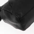 Salvatore Ferragamo Tote Bag Leather Black Gold Auth BA9720-12