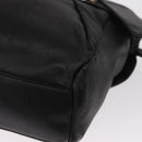 Salvatore Ferragamo Tote Bag Leather Black Gold Auth BA9720-13
