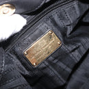Salvatore Ferragamo Tote Bag Leather Black Gold Auth BA9720-15