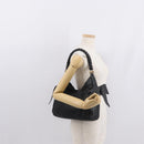 Salvatore Ferragamo Tote Bag Leather Black Gold Auth BA9720-22