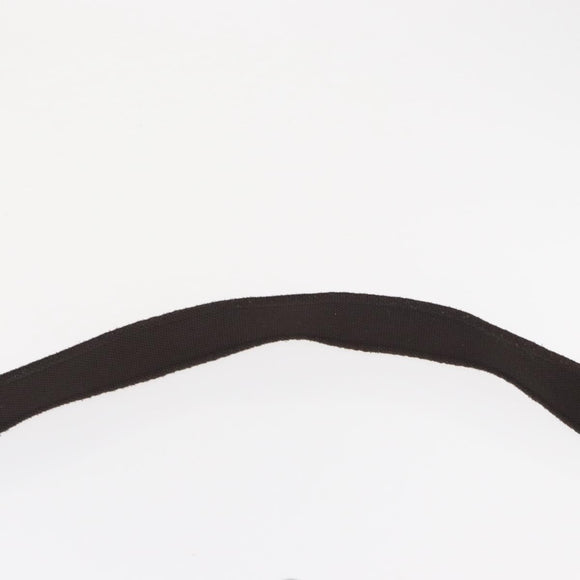 CHANEL Matelasse Shoulder Bag Nylon Brown Silver CC Auth BA9723