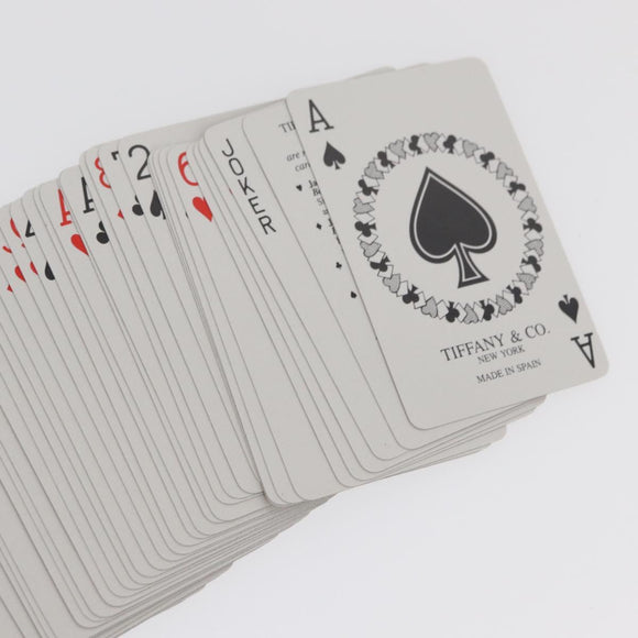 TIFFANY&Co. Playing Cards Turquoise Blue Auth BA9724