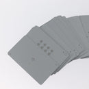 Christian Dior Playing Cards Silver Auth BA9725-5
