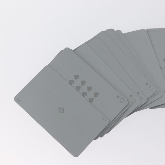 Christian Dior Playing Cards Silver Auth BA9725