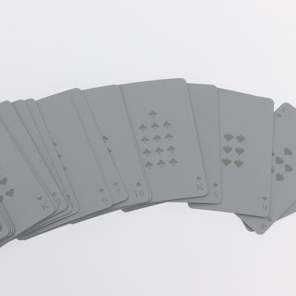 Christian Dior Playing Cards Silver Auth BA9725