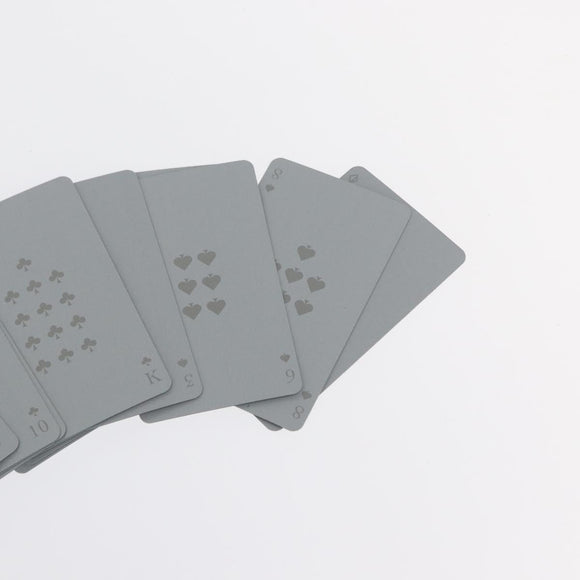 Christian Dior Playing Cards Silver Auth BA9725