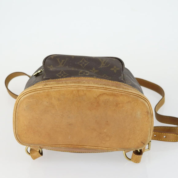 LOUIS VUITTON Monogram Montsouris MM Rucksack M51136 LV Auth BA9729