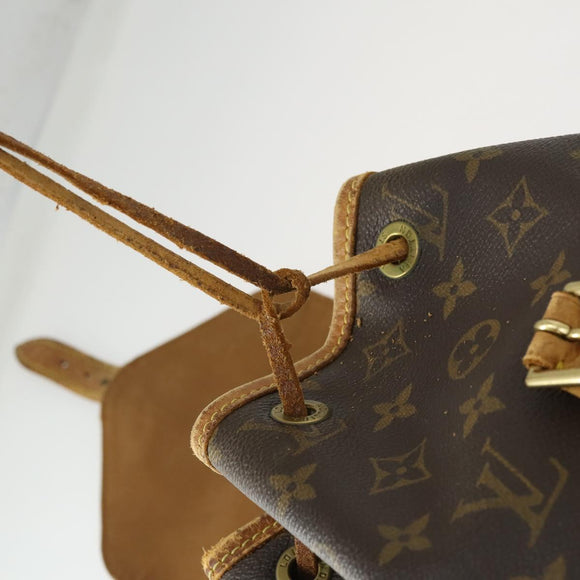 LOUIS VUITTON Monogram Montsouris MM Rucksack M51136 LV Auth BA9729