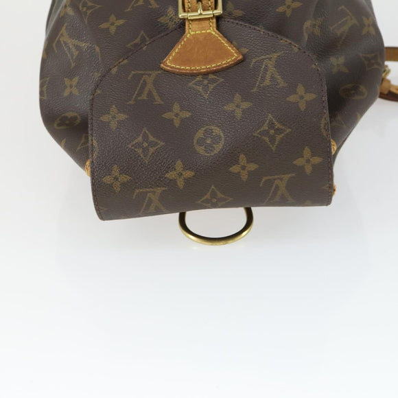 LOUIS VUITTON Monogram Montsouris MM Backpack M51136 LV Auth BA9729