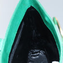 CELINE Shoulder Bag Leather Embossed Green Yellow Red Auth BA973-17