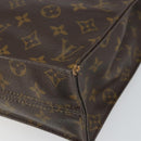 LOUIS VUITTON Monogram Sac Plat Hand Bag M51140 LV Auth BA9730-15