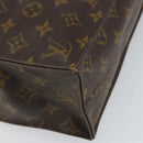 LOUIS VUITTON Monogram Sac Plat Hand Bag M51140 LV Auth BA9730-16