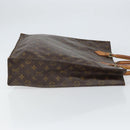 LOUIS VUITTON Monogram Sac Plat Hand Bag M51140 LV Auth BA9730-3