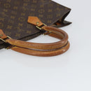 LOUIS VUITTON Monogram Sac Plat Hand Bag M51140 LV Auth BA9730-7